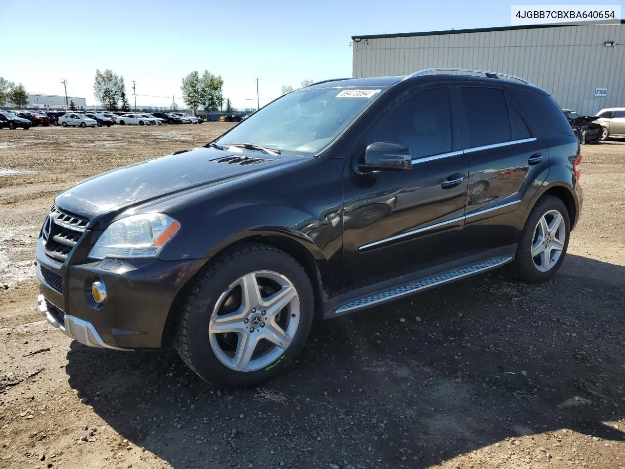 2011 Mercedes-Benz Ml 550 4Matic VIN: 4JGBB7CBXBA640654 Lot: 69473094