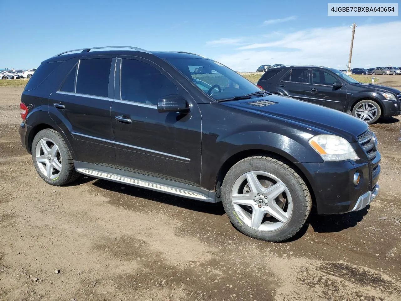 2011 Mercedes-Benz Ml 550 4Matic VIN: 4JGBB7CBXBA640654 Lot: 69473094