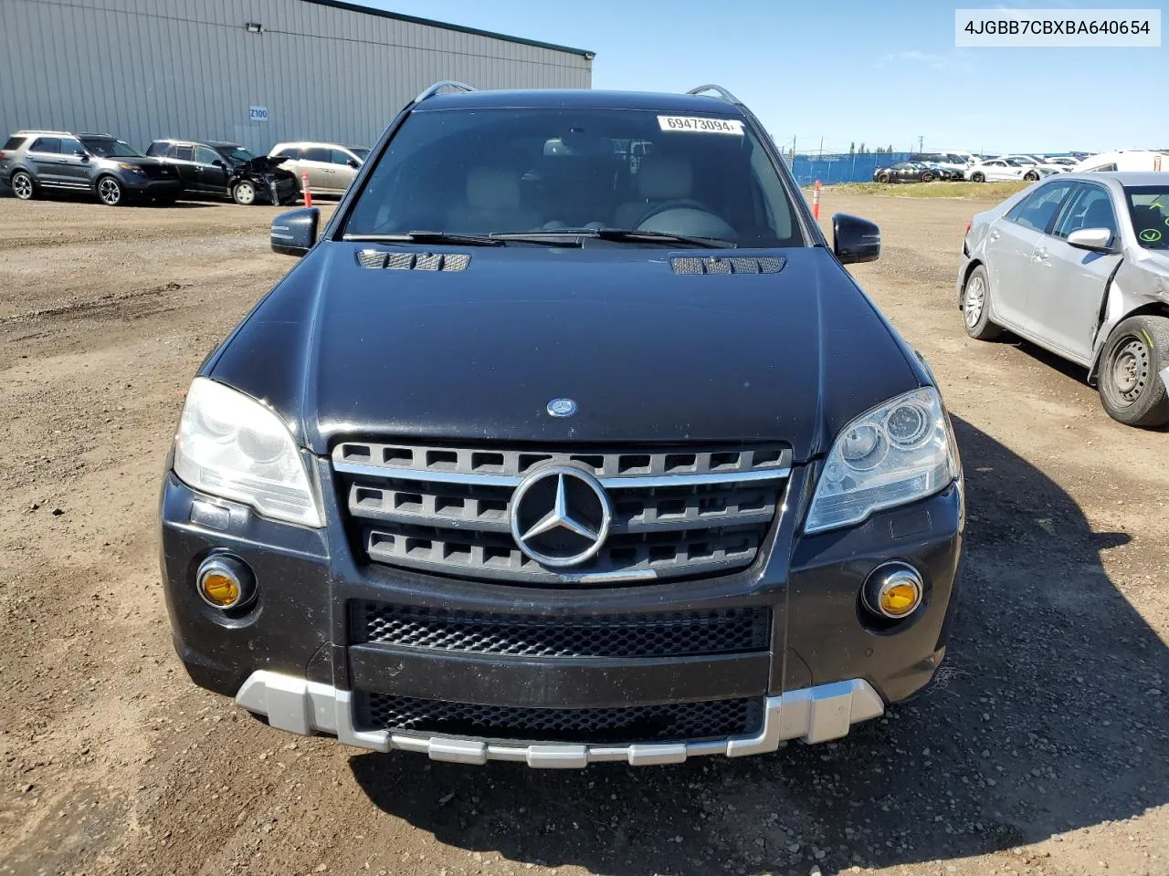 2011 Mercedes-Benz Ml 550 4Matic VIN: 4JGBB7CBXBA640654 Lot: 69473094