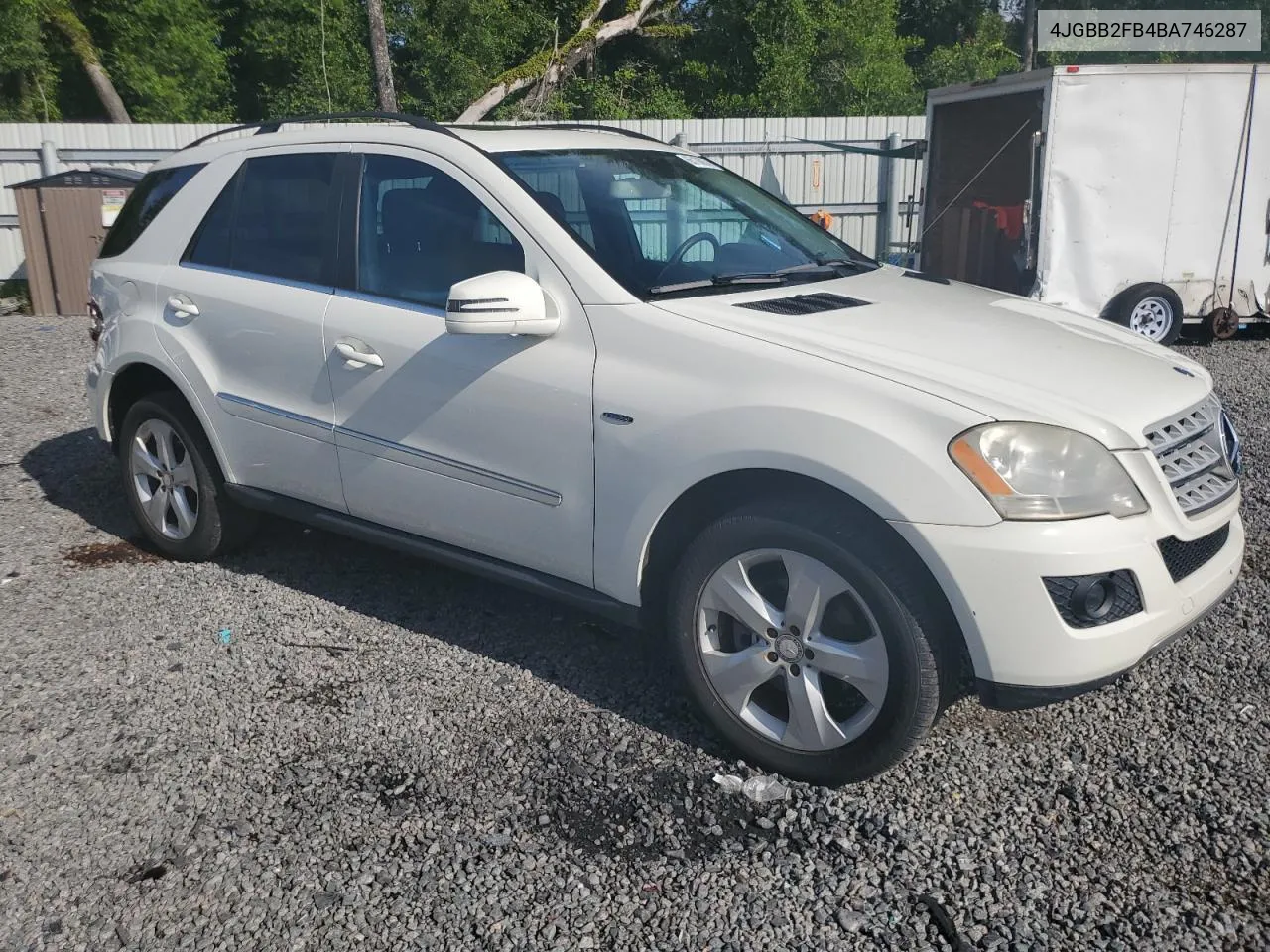 2011 Mercedes-Benz Ml 350 Bluetec 4Matic VIN: 4JGBB2FB4BA746287 Lot: 40557885