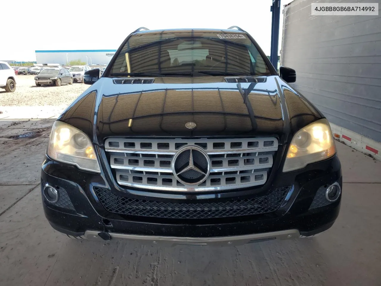 2011 Mercedes-Benz Ml 350 4Matic VIN: 4JGBB8GB6BA714992 Lot: 70498754