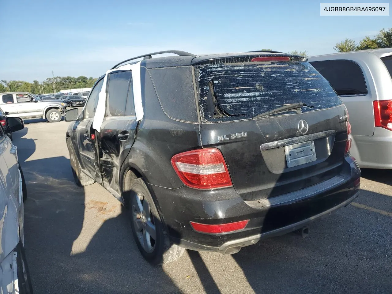 2011 Mercedes-Benz Ml 350 4Matic VIN: 4JGBB8GB4BA695097 Lot: 71167994