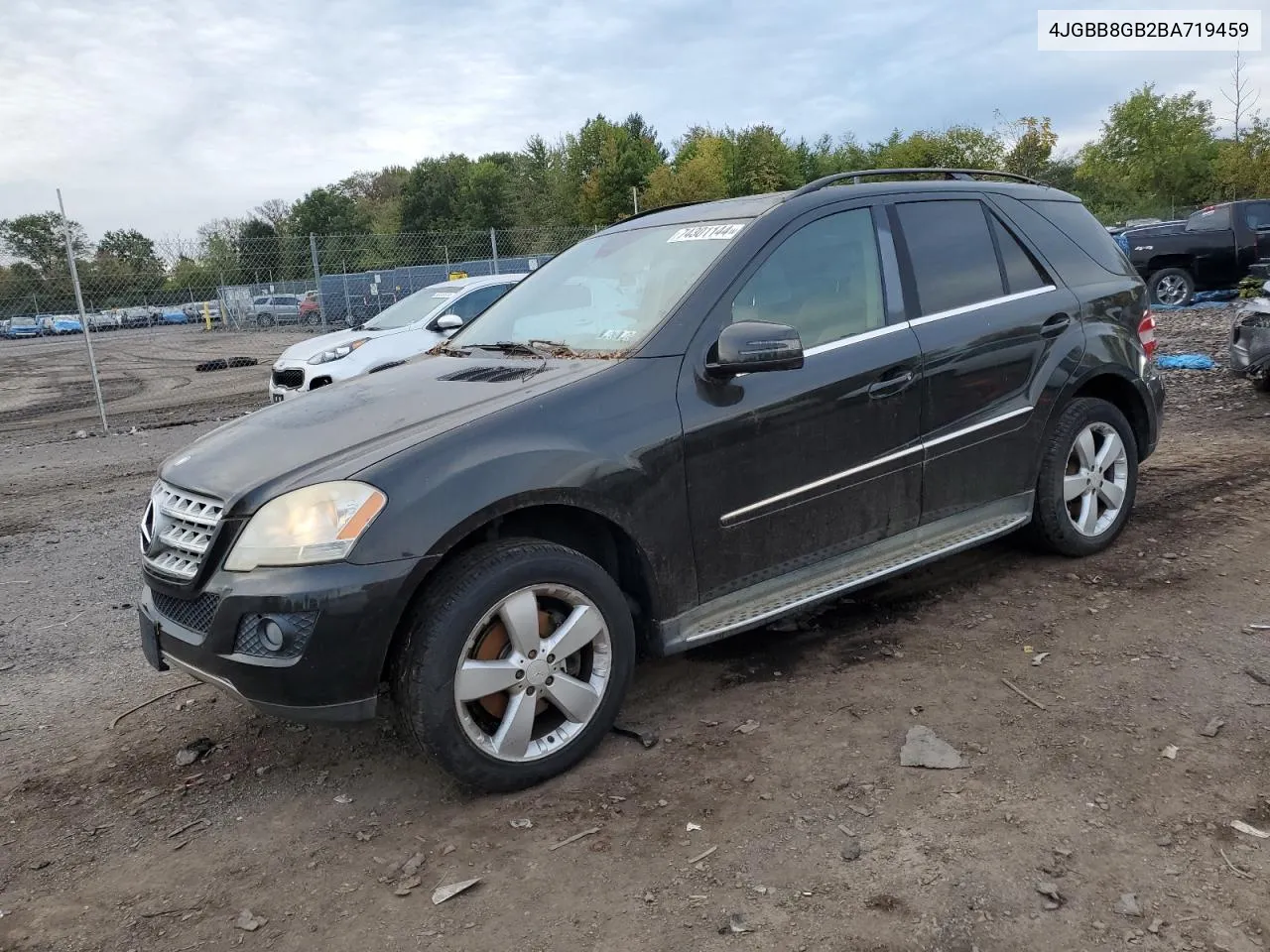 2011 Mercedes-Benz Ml 350 4Matic VIN: 4JGBB8GB2BA719459 Lot: 74301144