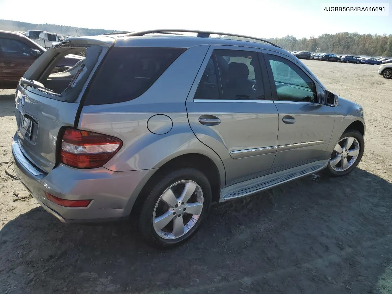 2011 Mercedes-Benz Ml 350 VIN: 4JGBB5GB4BA646691 Lot: 75862044