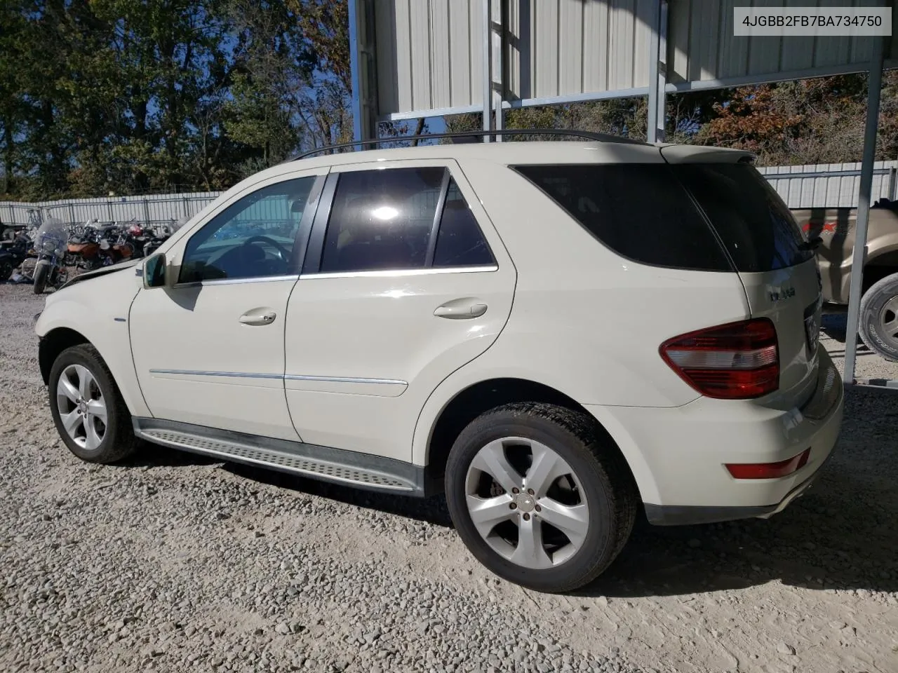 2011 Mercedes-Benz Ml 350 Bluetec VIN: 4JGBB2FB7BA734750 Lot: 77372274