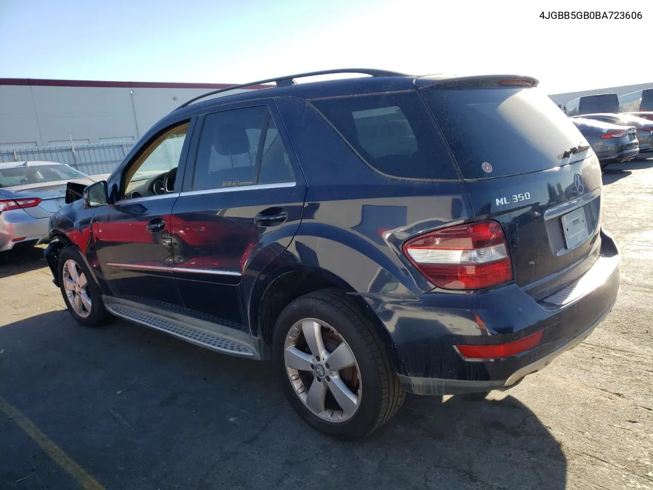 2011 Mercedes-Benz Ml 350 VIN: 4JGBB5GB0BA723606 Lot: 77494494