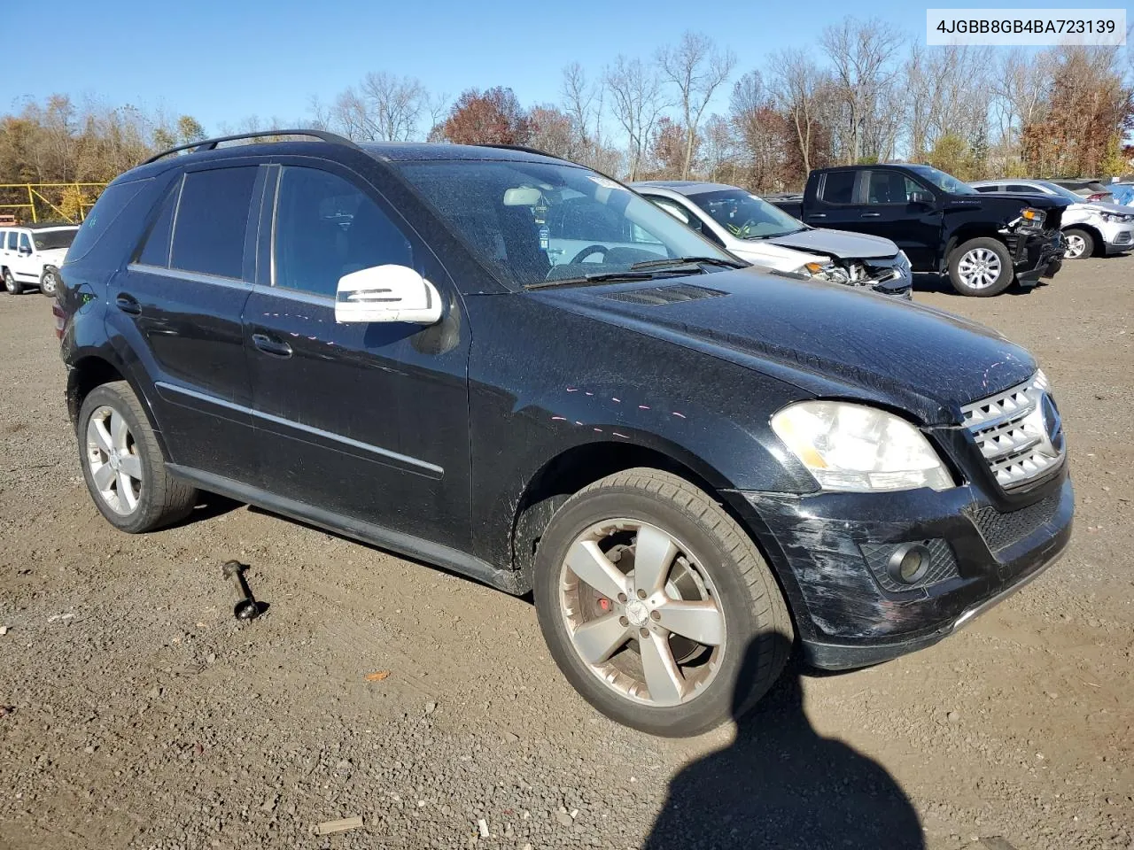 2011 Mercedes-Benz Ml 350 4Matic VIN: 4JGBB8GB4BA723139 Lot: 77618124