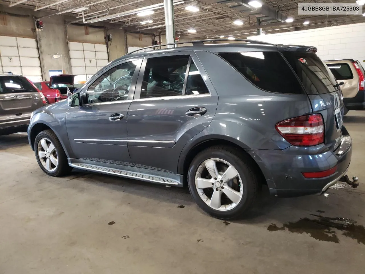 2011 Mercedes-Benz Ml 350 4Matic VIN: 4JGBB8GB1BA725303 Lot: 79280834