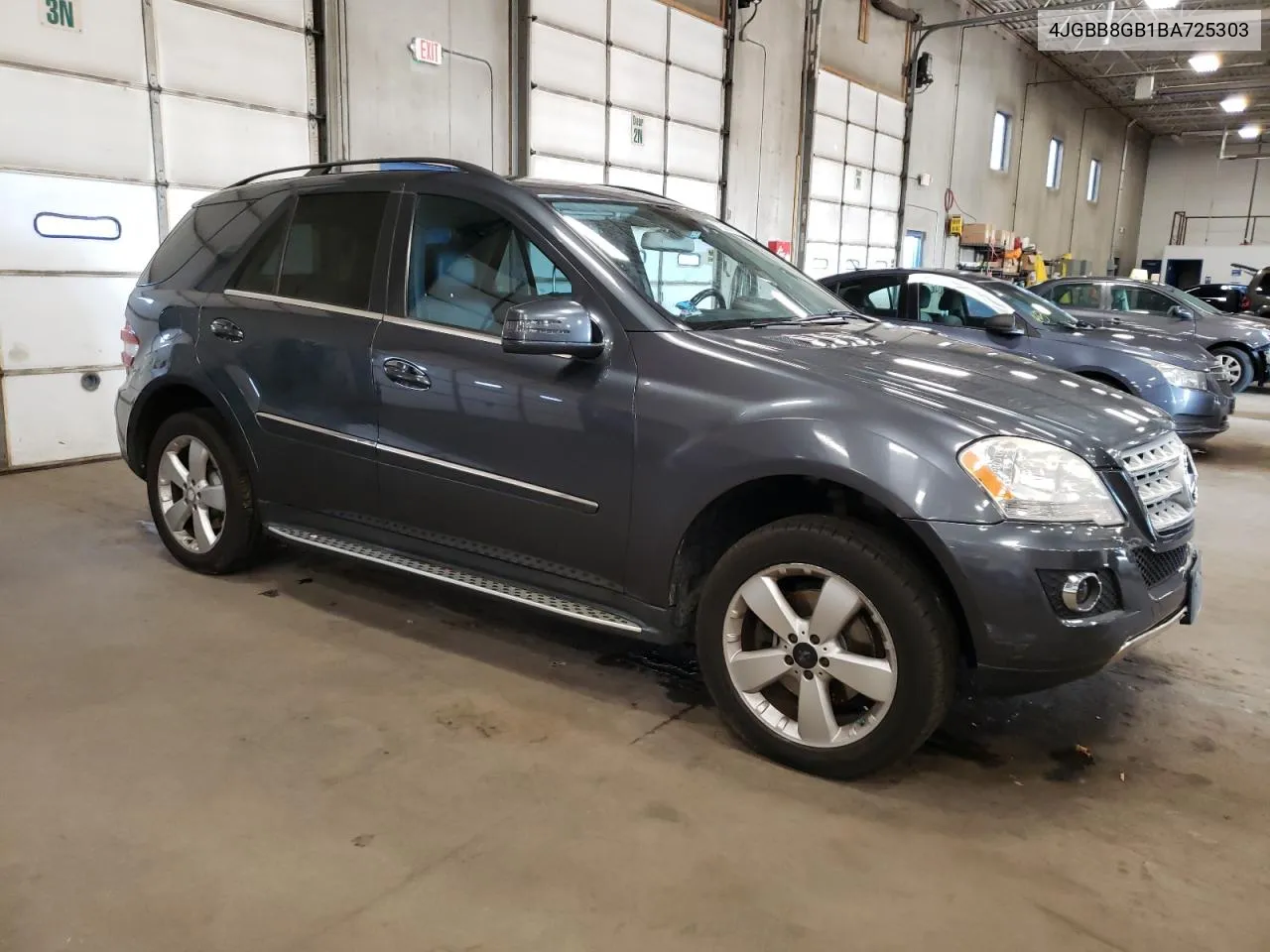 2011 Mercedes-Benz Ml 350 4Matic VIN: 4JGBB8GB1BA725303 Lot: 79280834