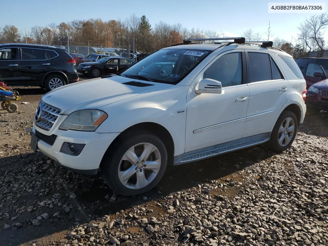 2011 Mercedes-Benz Ml 350 Bluetec VIN: 4JGBB2FB0BA673306 Lot: 80121794