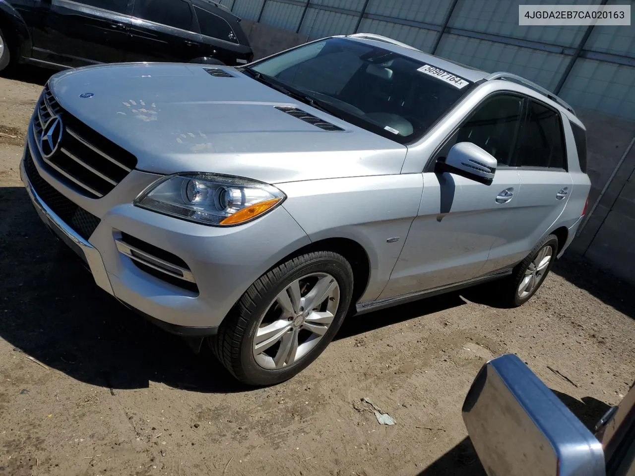 2012 Mercedes-Benz Ml 350 Bluetec VIN: 4JGDA2EB7CA020163 Lot: 50907164