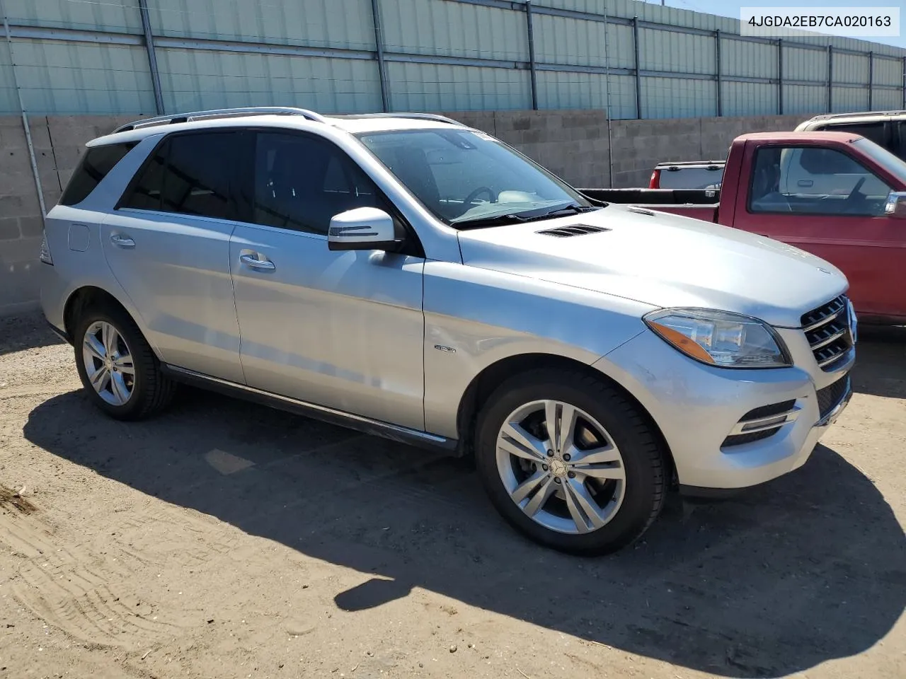 2012 Mercedes-Benz Ml 350 Bluetec VIN: 4JGDA2EB7CA020163 Lot: 50907164