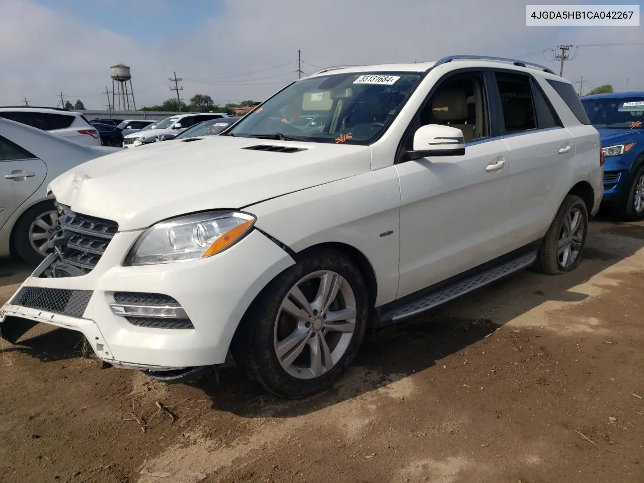 2012 Mercedes-Benz Ml 350 4Matic VIN: 4JGDA5HB1CA042267 Lot: 55131684