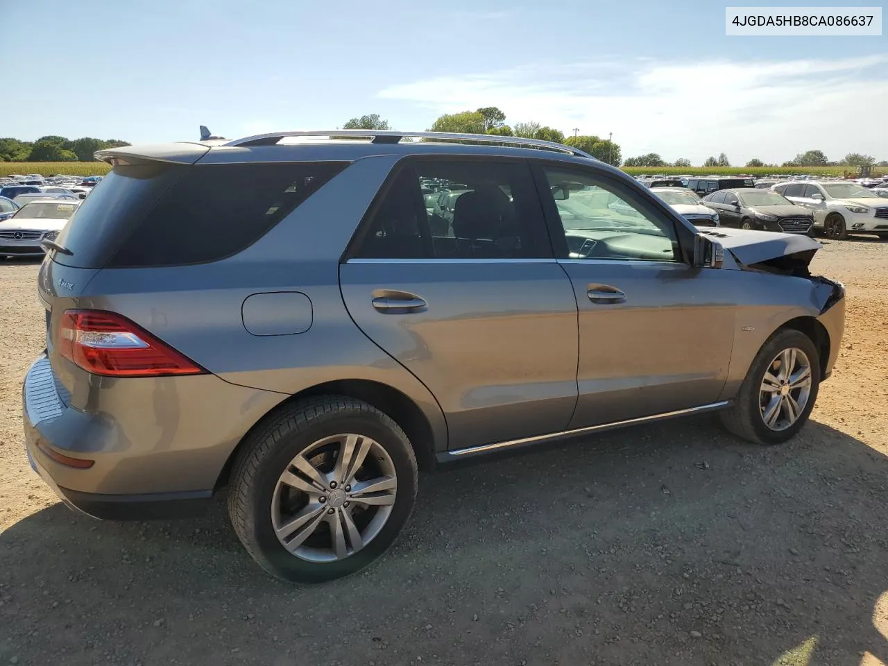 2012 Mercedes-Benz Ml 350 4Matic VIN: 4JGDA5HB8CA086637 Lot: 61498524