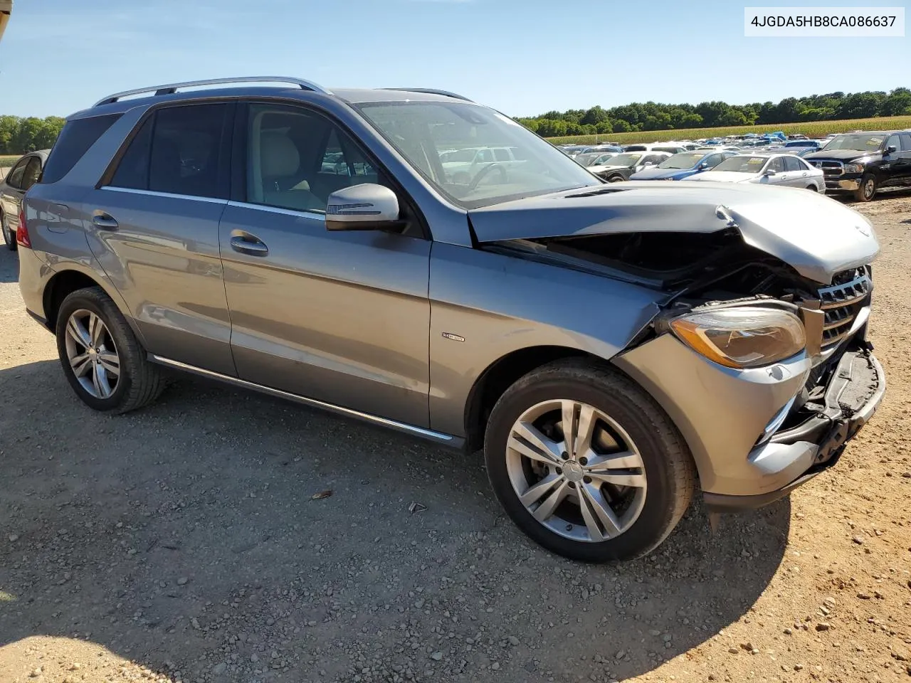 2012 Mercedes-Benz Ml 350 4Matic VIN: 4JGDA5HB8CA086637 Lot: 61498524