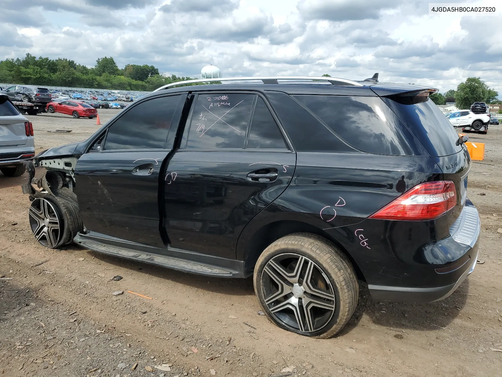 2012 Mercedes-Benz Ml 350 4Matic VIN: 4JGDA5HB0CA027520 Lot: 64113724