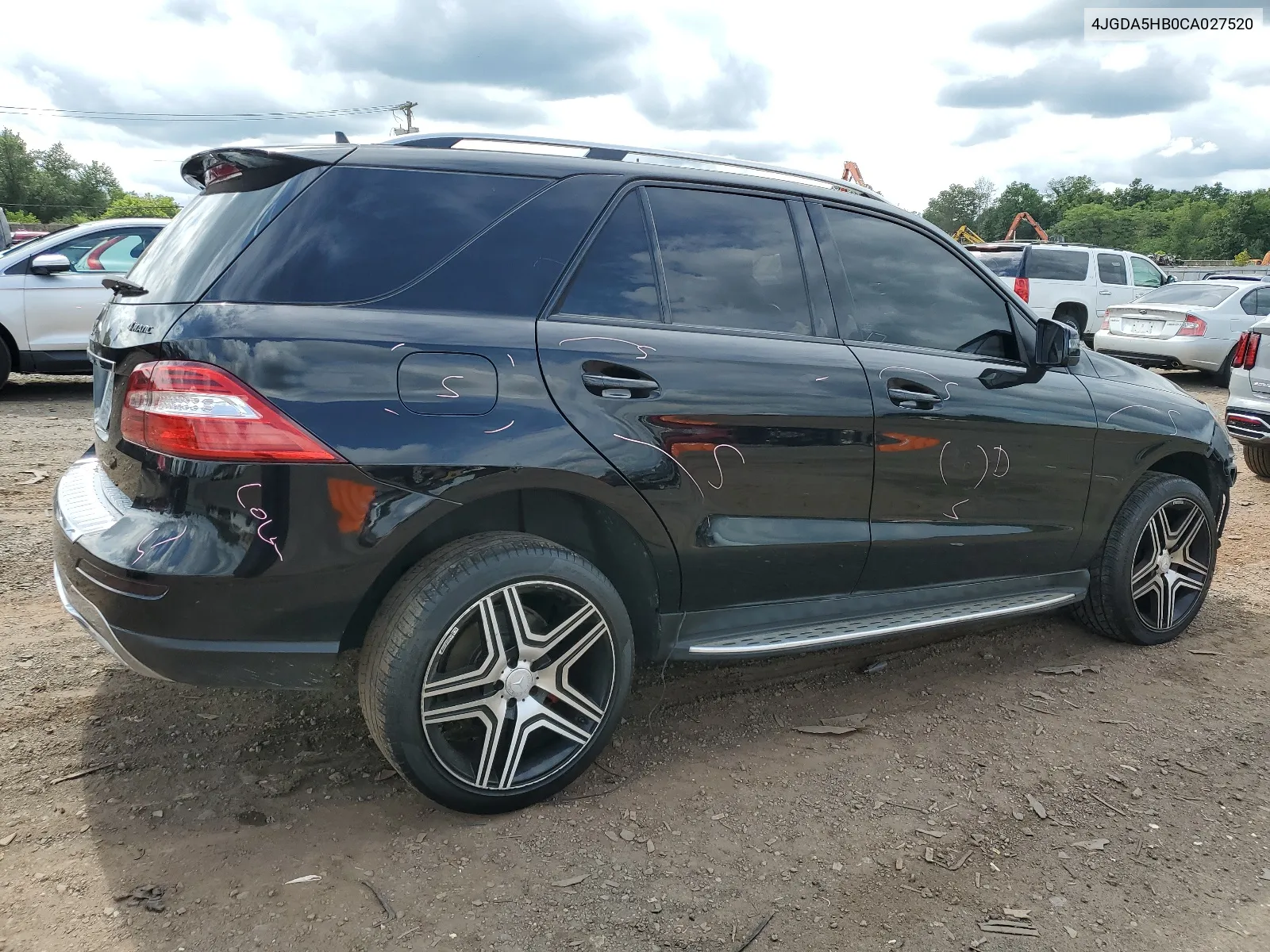 2012 Mercedes-Benz Ml 350 4Matic VIN: 4JGDA5HB0CA027520 Lot: 64113724