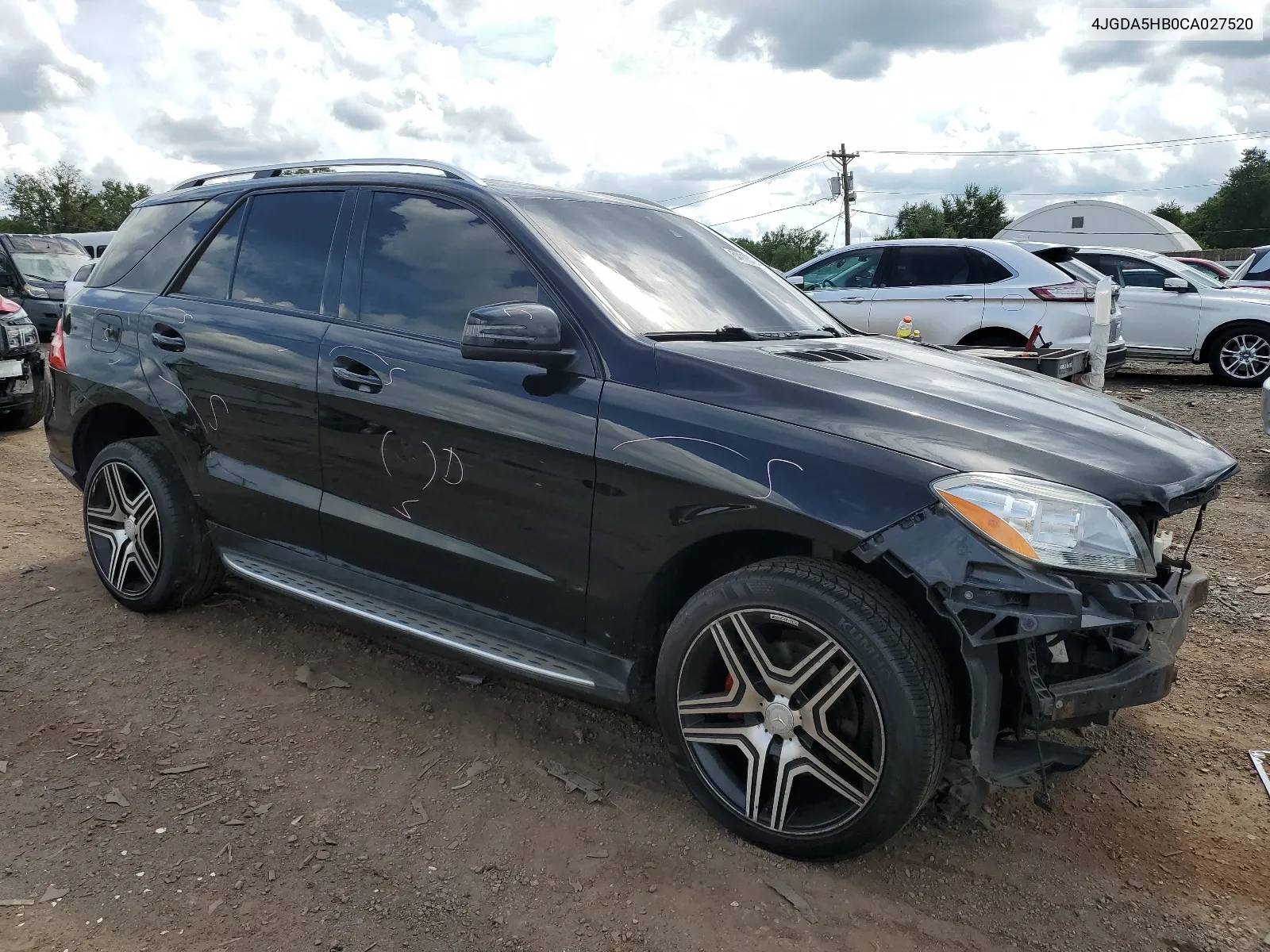 2012 Mercedes-Benz Ml 350 4Matic VIN: 4JGDA5HB0CA027520 Lot: 64113724