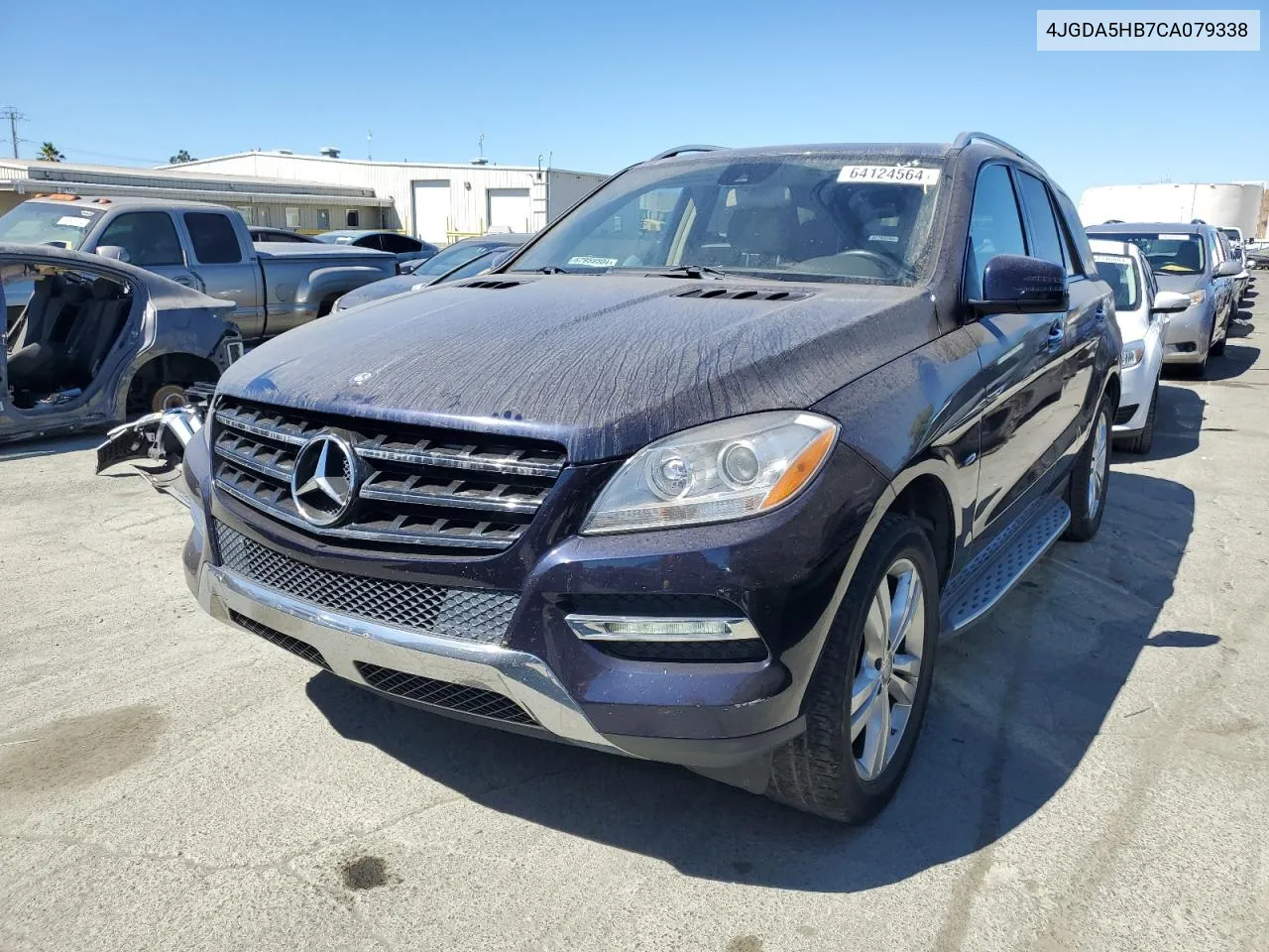 2012 Mercedes-Benz Ml 350 4Matic VIN: 4JGDA5HB7CA079338 Lot: 64124564