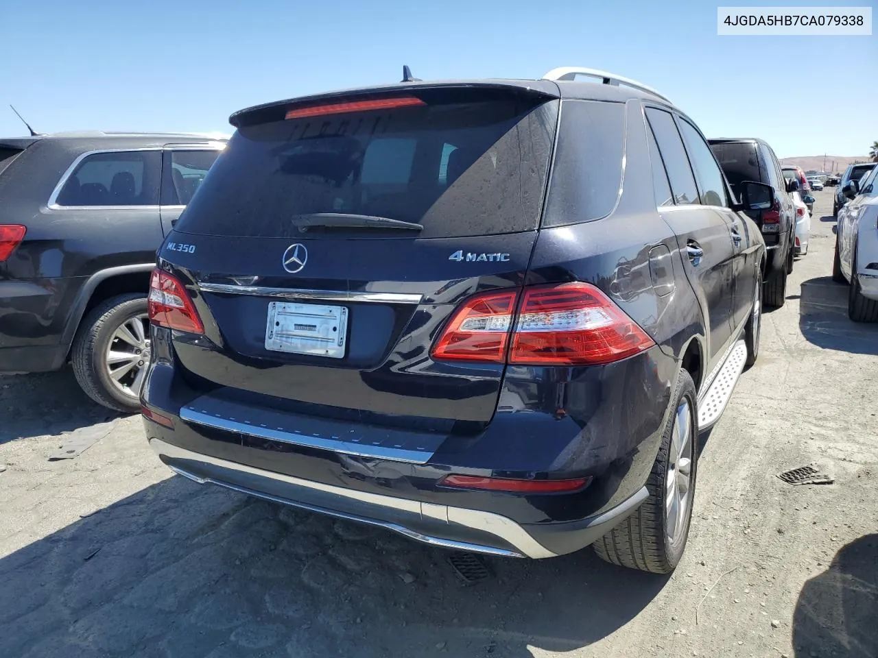 2012 Mercedes-Benz Ml 350 4Matic VIN: 4JGDA5HB7CA079338 Lot: 64124564