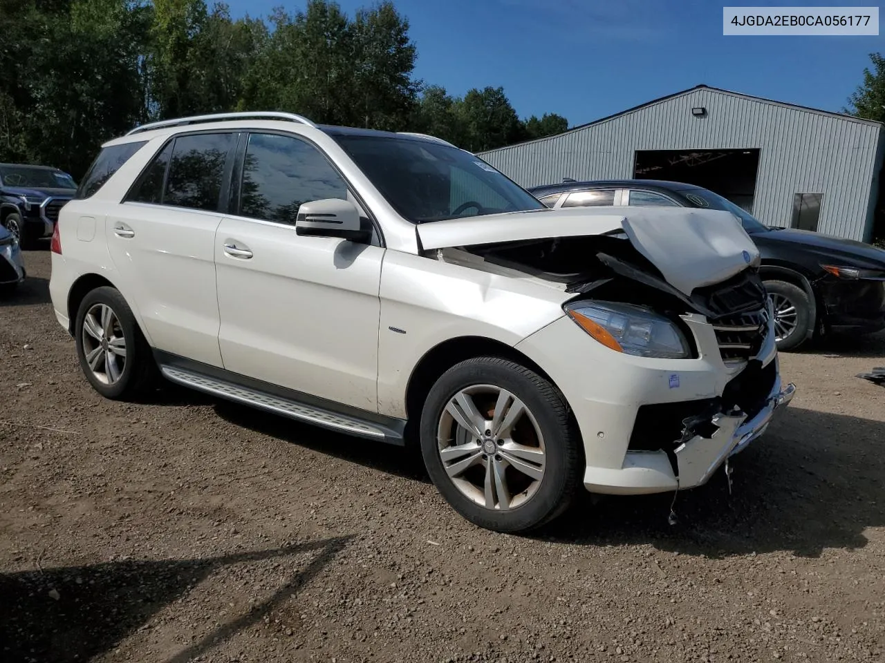 2012 Mercedes-Benz Ml 350 Bluetec VIN: 4JGDA2EB0CA056177 Lot: 65490164