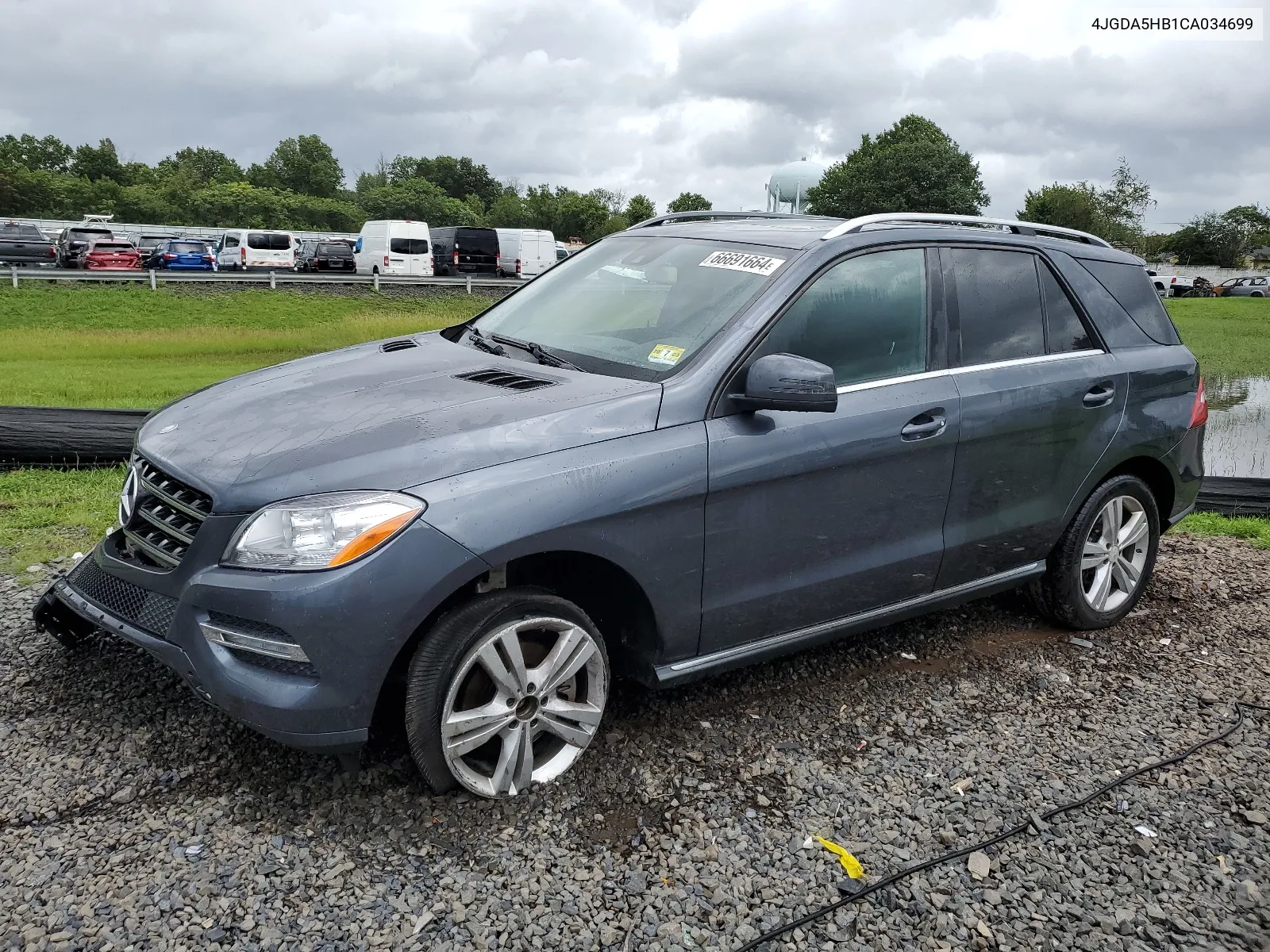 2012 Mercedes-Benz Ml 350 4Matic VIN: 4JGDA5HB1CA034699 Lot: 66691664