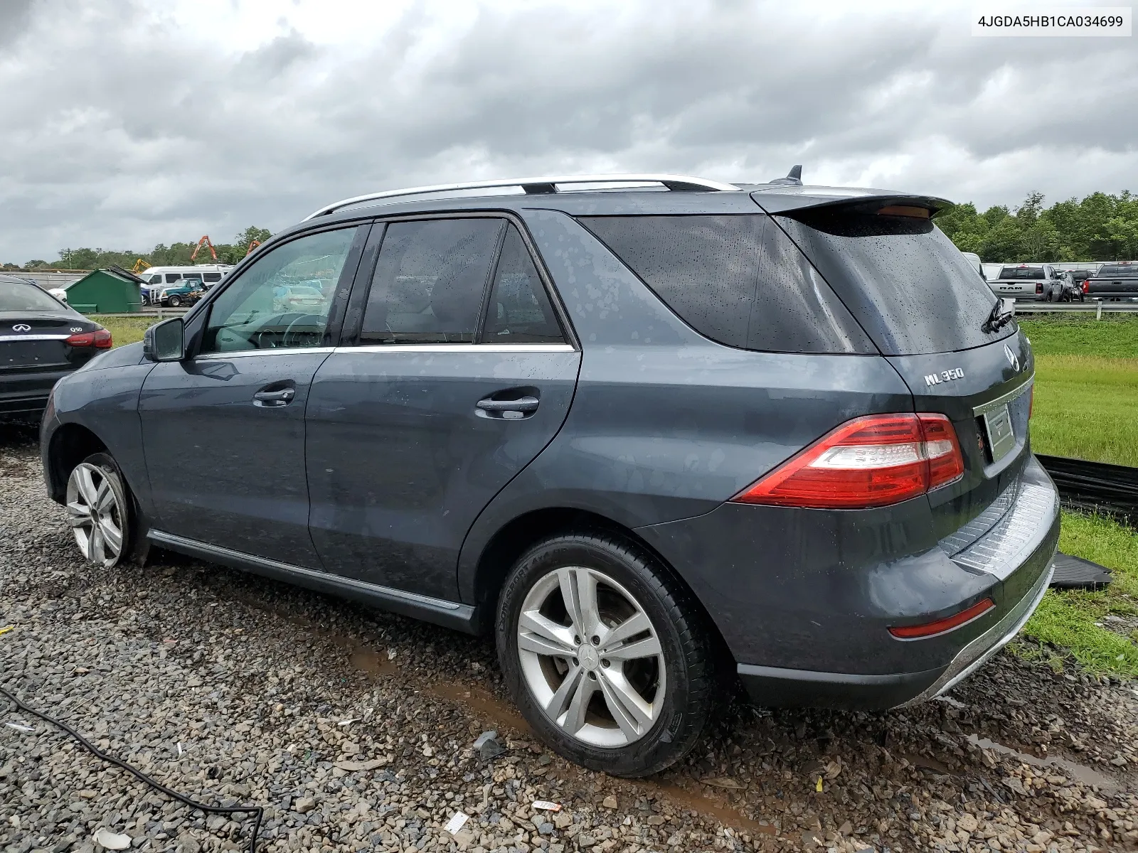 2012 Mercedes-Benz Ml 350 4Matic VIN: 4JGDA5HB1CA034699 Lot: 66691664