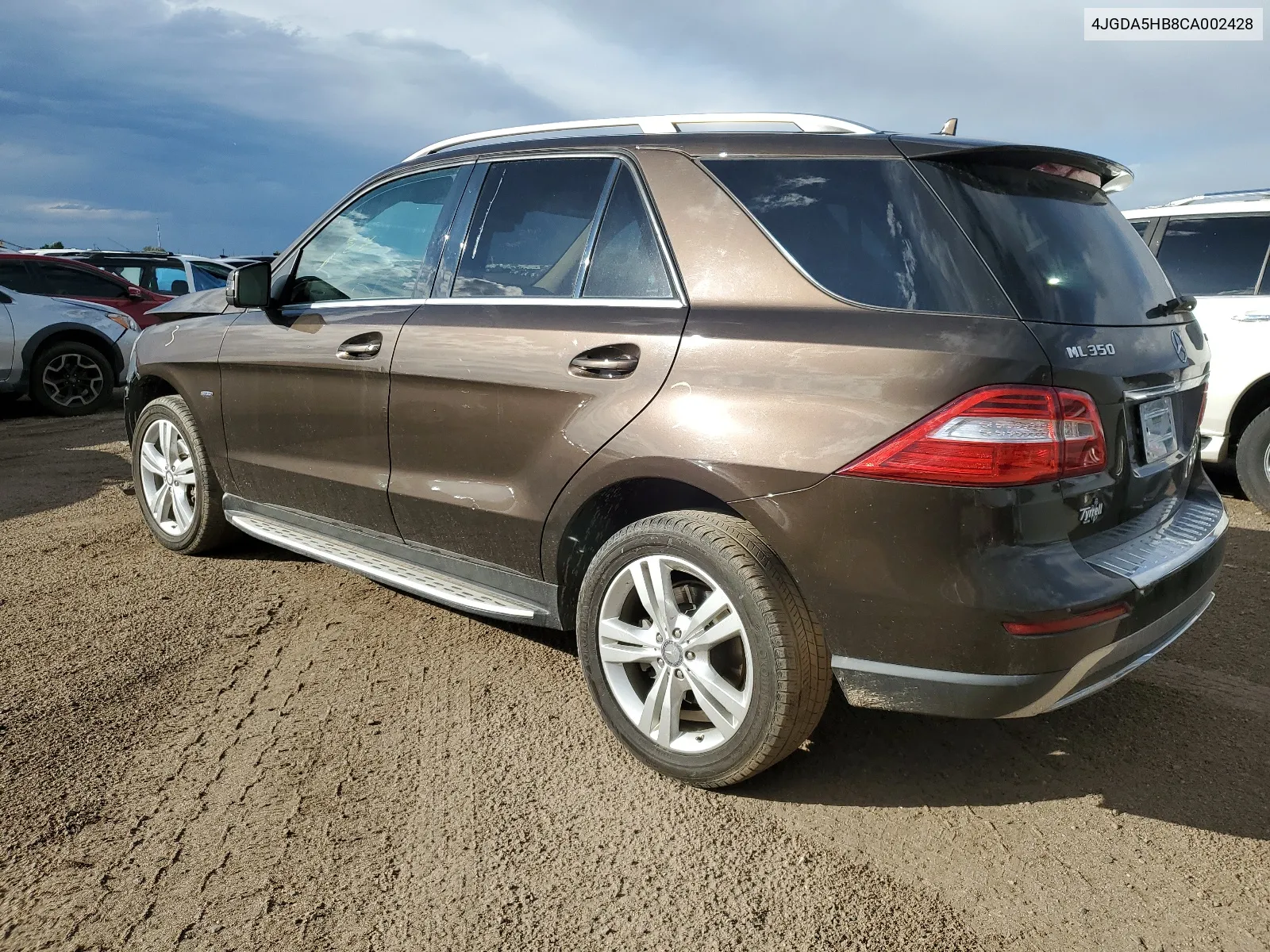 2012 Mercedes-Benz Ml 350 4Matic VIN: 4JGDA5HB8CA002428 Lot: 66734754