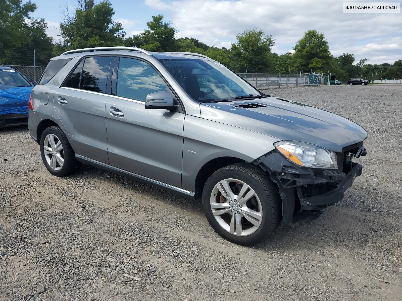 2012 Mercedes-Benz Ml 350 4Matic VIN: 4JGDA5HB7CA000640 Lot: 66917054