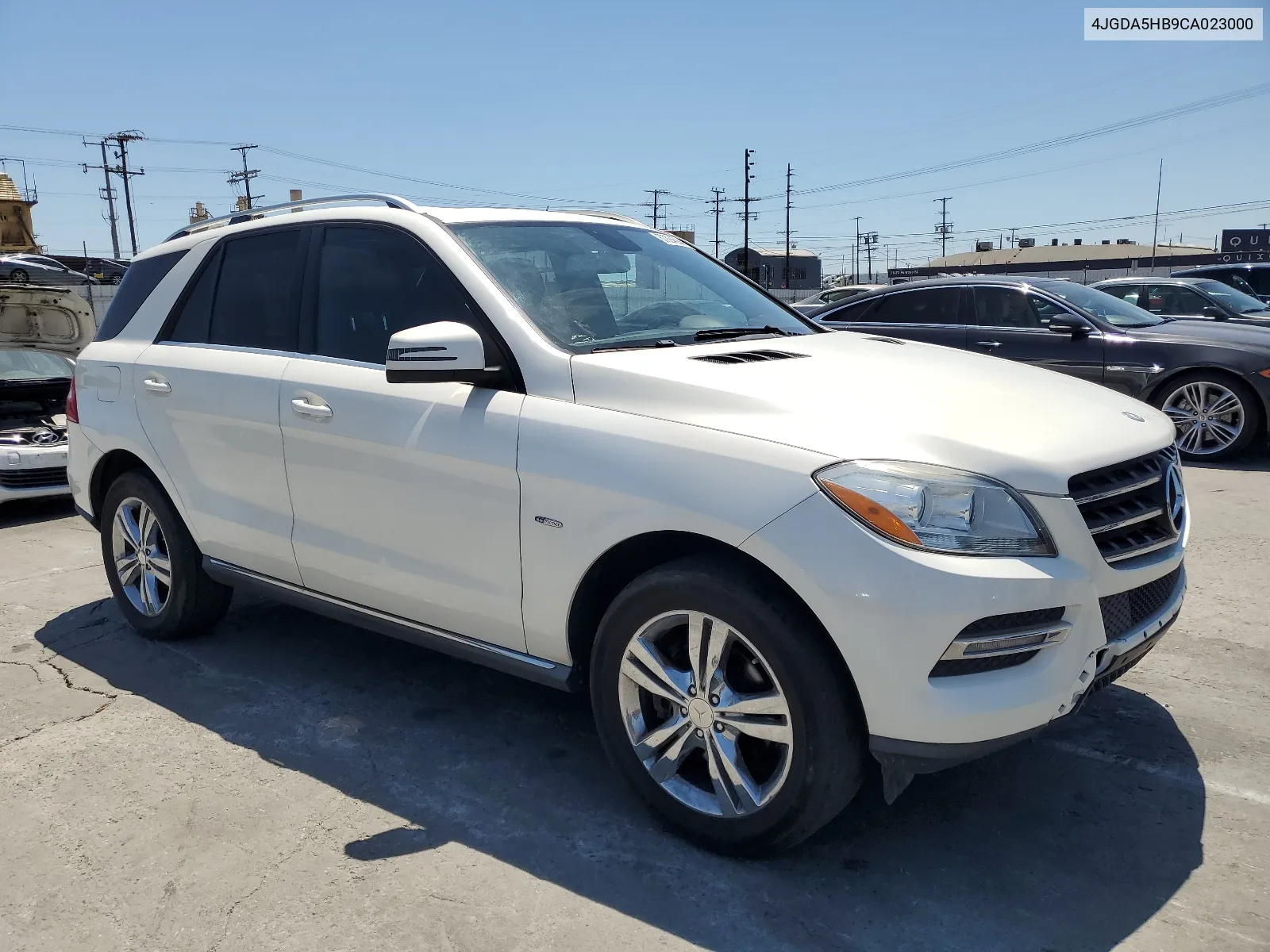 2012 Mercedes-Benz Ml 350 4Matic VIN: 4JGDA5HB9CA023000 Lot: 67294594