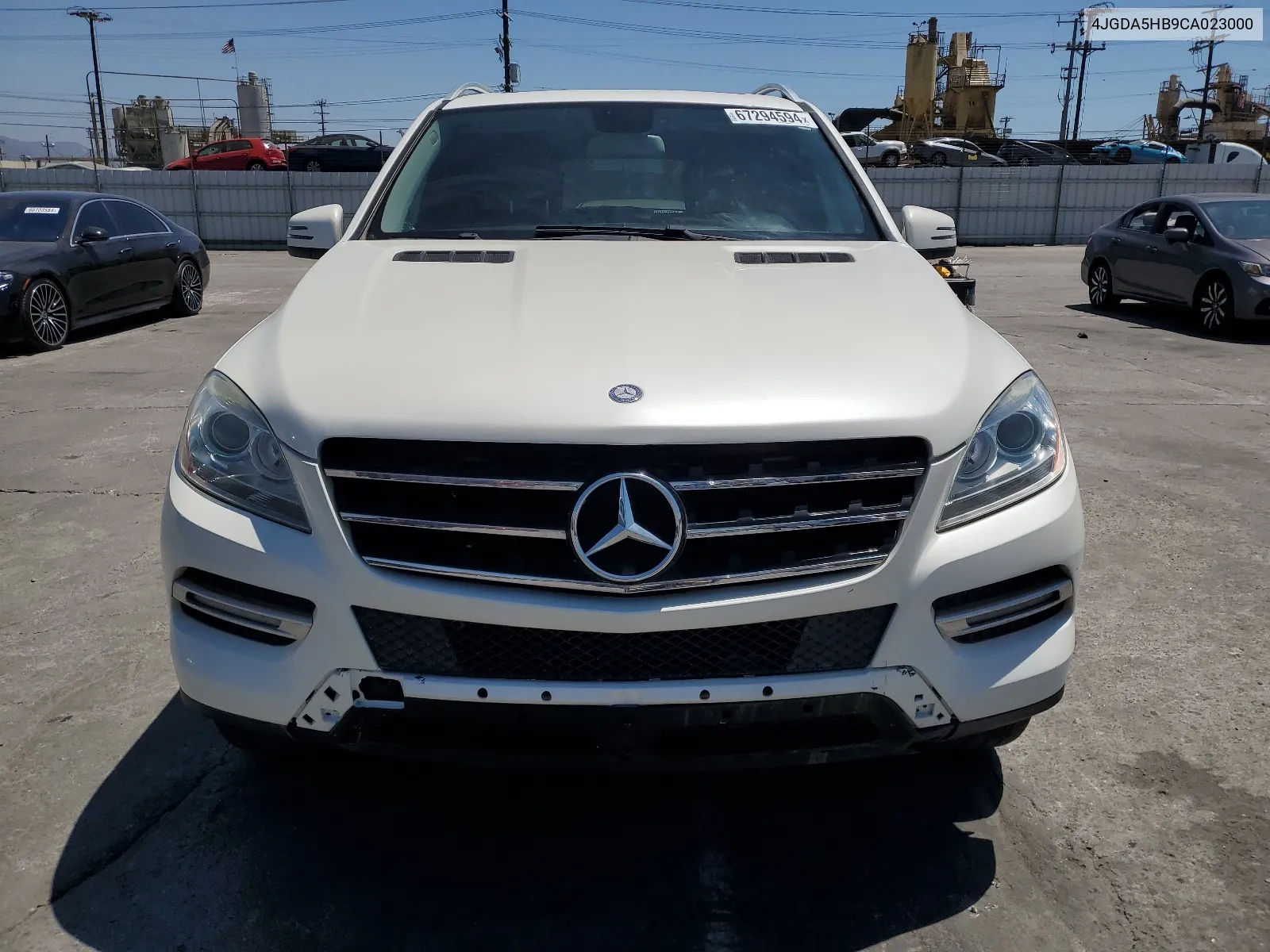 2012 Mercedes-Benz Ml 350 4Matic VIN: 4JGDA5HB9CA023000 Lot: 67294594