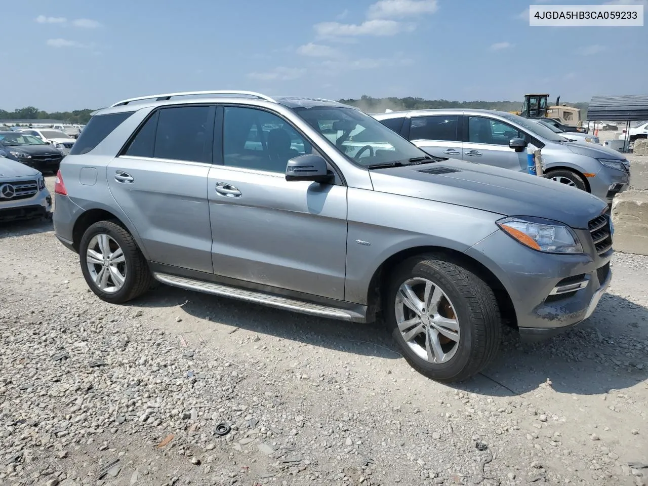 2012 Mercedes-Benz Ml 350 4Matic VIN: 4JGDA5HB3CA059233 Lot: 67964344