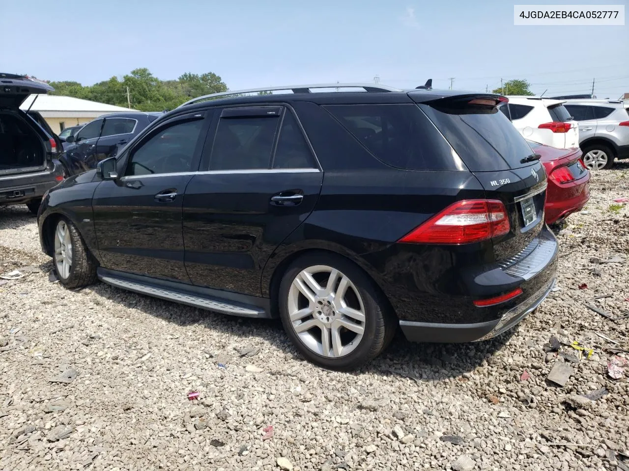 2012 Mercedes-Benz Ml 350 Bluetec VIN: 4JGDA2EB4CA052777 Lot: 68524824