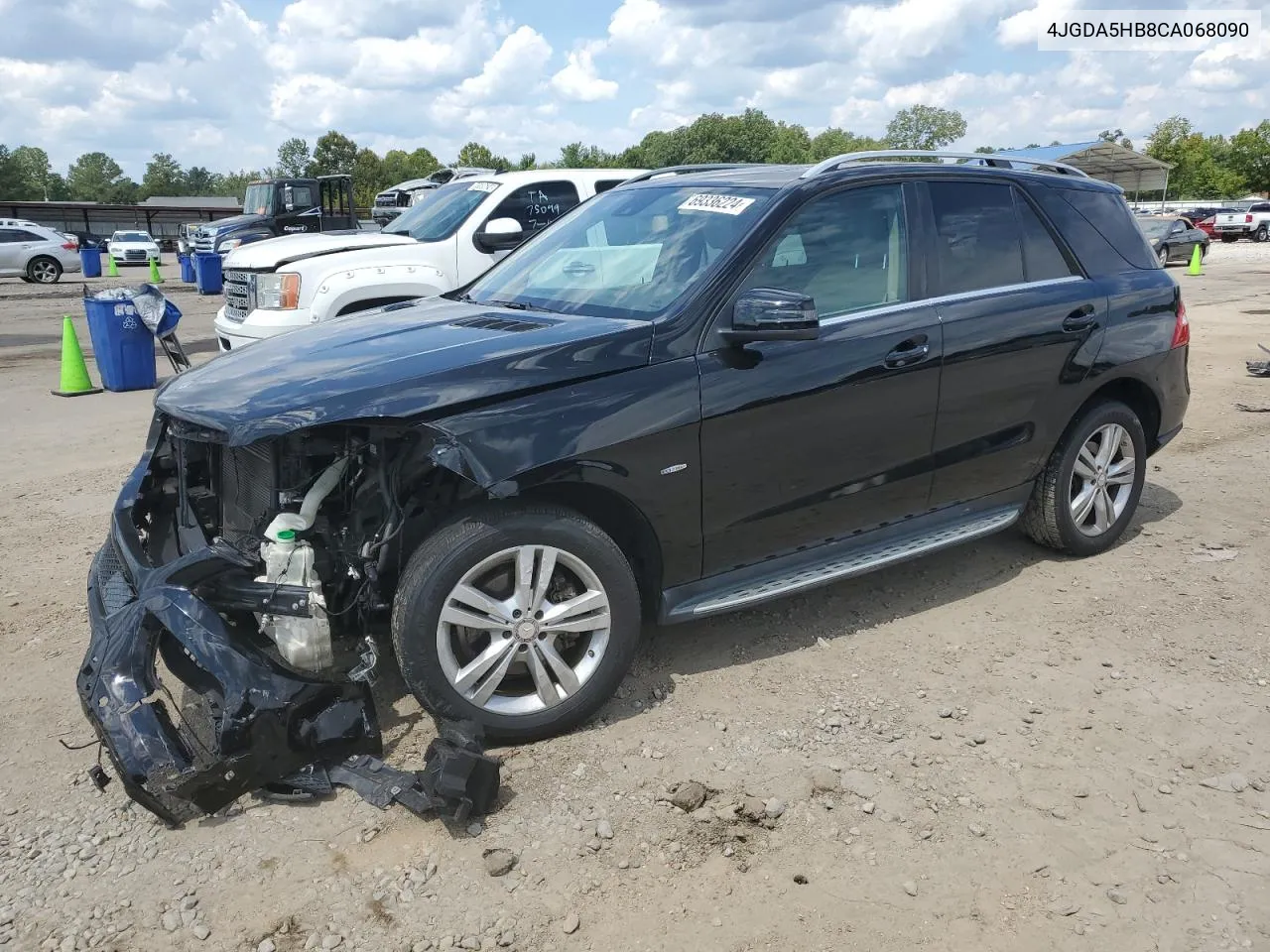 2012 Mercedes-Benz Ml 350 4Matic VIN: 4JGDA5HB8CA068090 Lot: 69336224