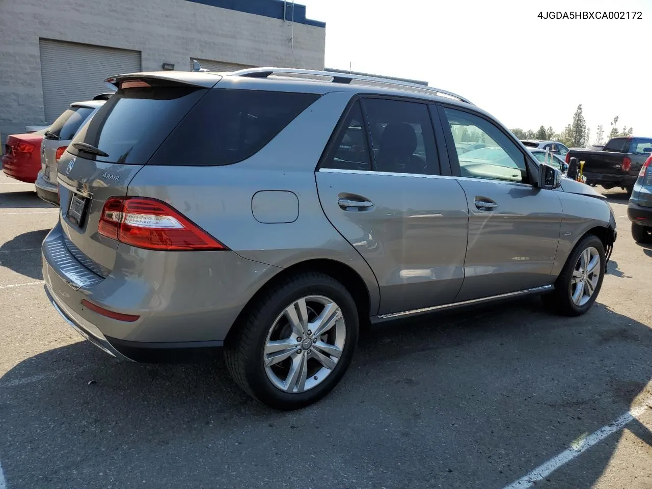 2012 Mercedes-Benz Ml 350 4Matic VIN: 4JGDA5HBXCA002172 Lot: 69987124