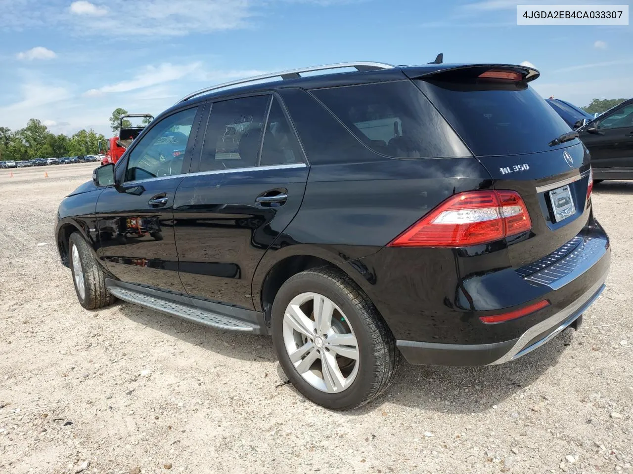 2012 Mercedes-Benz Ml 350 Bluetec VIN: 4JGDA2EB4CA033307 Lot: 70059124