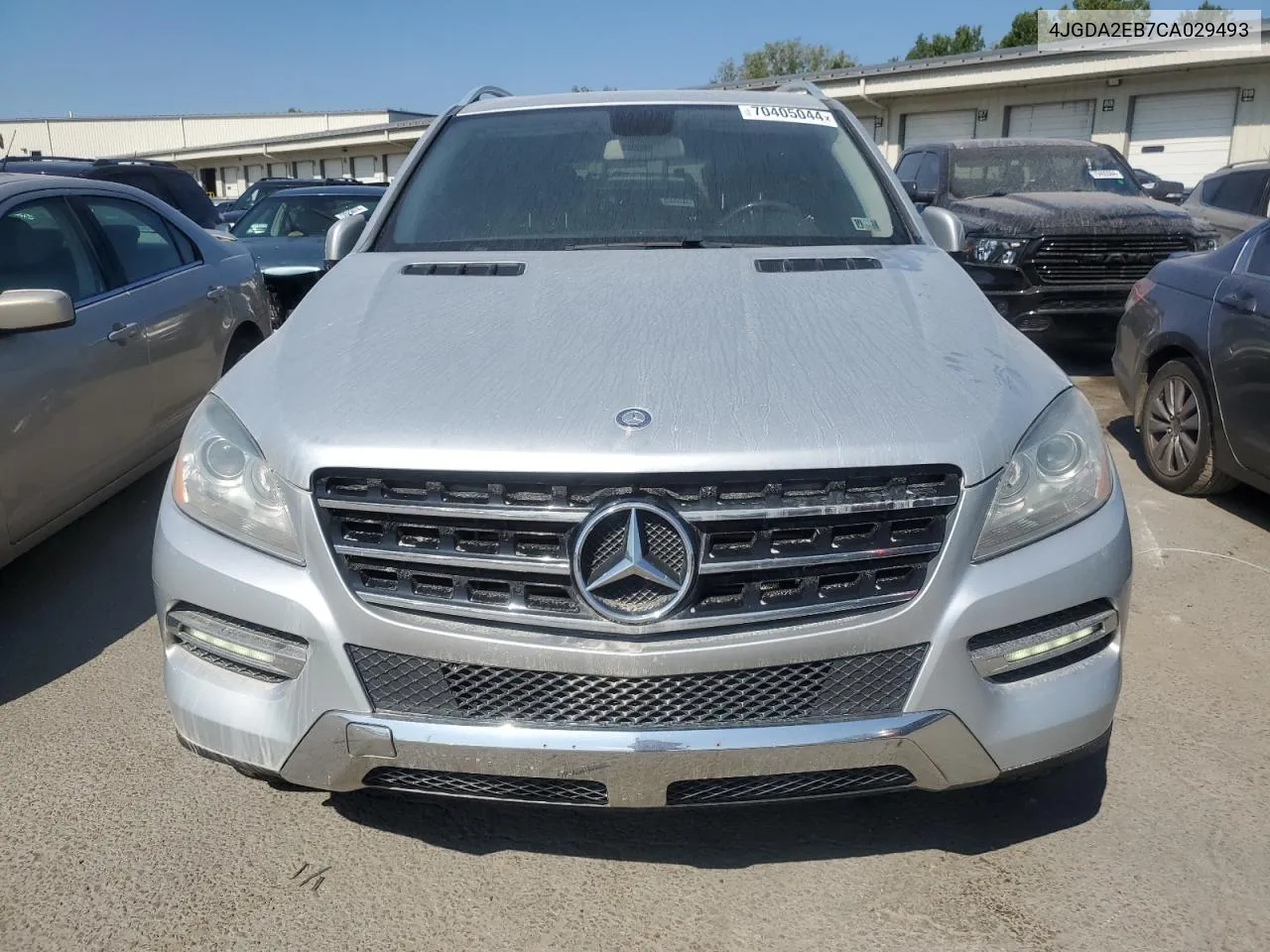 2012 Mercedes-Benz Ml 350 Bluetec VIN: 4JGDA2EB7CA029493 Lot: 70405044