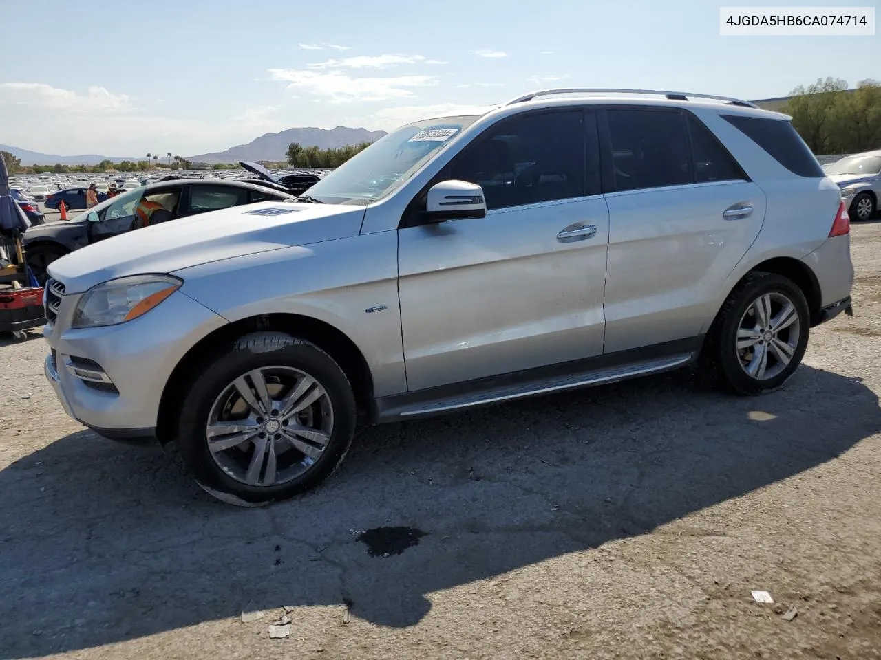 2012 Mercedes-Benz Ml 350 4Matic VIN: 4JGDA5HB6CA074714 Lot: 70879704