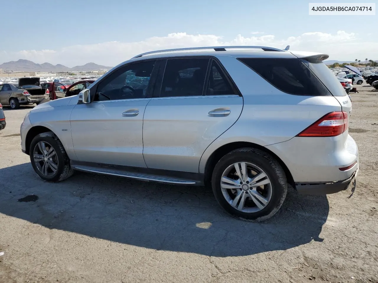 2012 Mercedes-Benz Ml 350 4Matic VIN: 4JGDA5HB6CA074714 Lot: 70879704