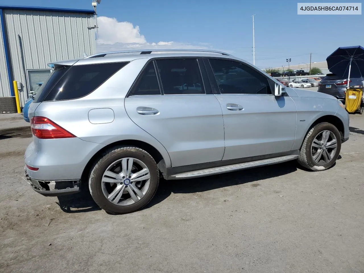 2012 Mercedes-Benz Ml 350 4Matic VIN: 4JGDA5HB6CA074714 Lot: 70879704