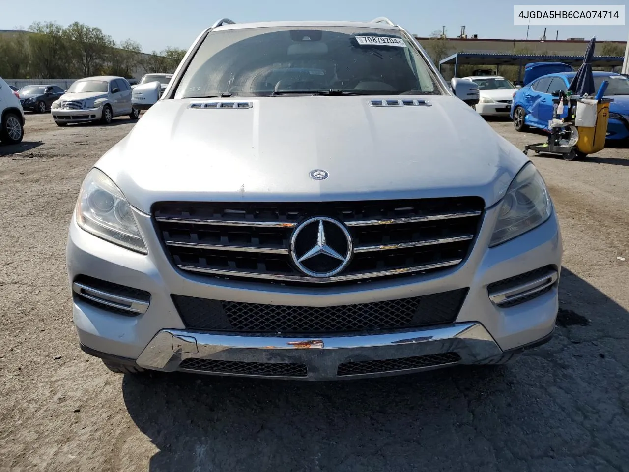 2012 Mercedes-Benz Ml 350 4Matic VIN: 4JGDA5HB6CA074714 Lot: 70879704