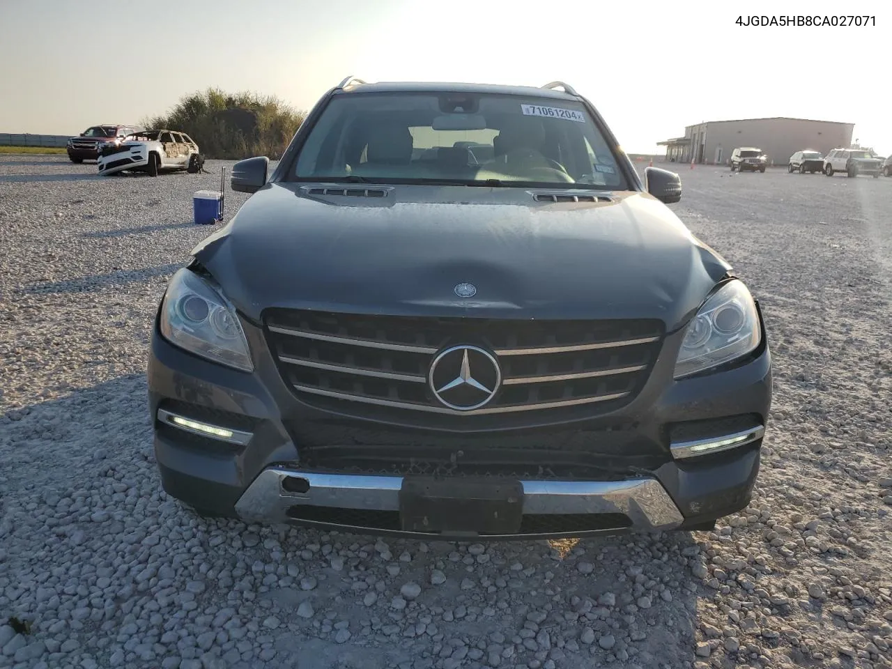 2012 Mercedes-Benz Ml 350 4Matic VIN: 4JGDA5HB8CA027071 Lot: 71061204