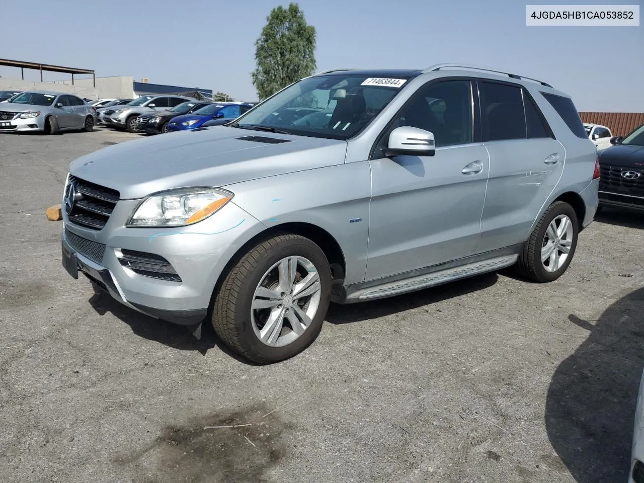 2012 Mercedes-Benz Ml 350 4Matic VIN: 4JGDA5HB1CA053852 Lot: 71463844