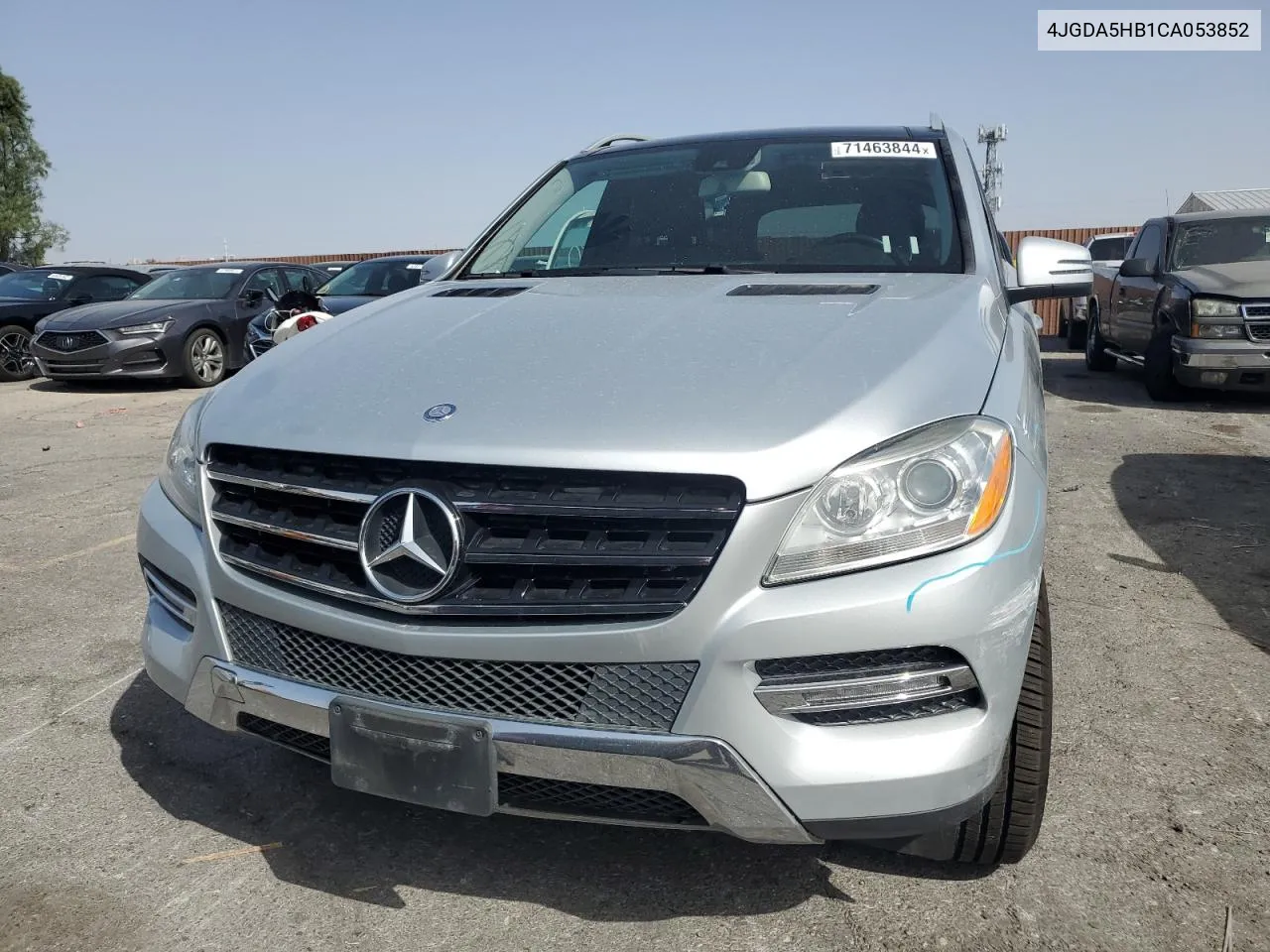 2012 Mercedes-Benz Ml 350 4Matic VIN: 4JGDA5HB1CA053852 Lot: 71463844