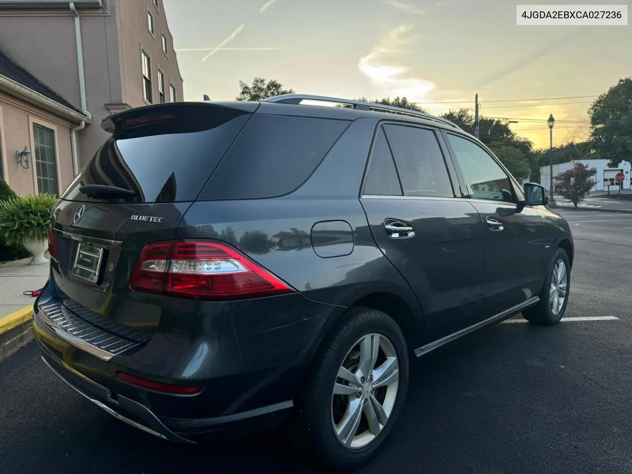 2012 Mercedes-Benz Ml 350 Bluetec VIN: 4JGDA2EBXCA027236 Lot: 71528054