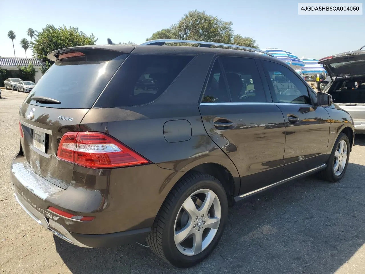 4JGDA5HB6CA004050 2012 Mercedes-Benz Ml 350 4Matic