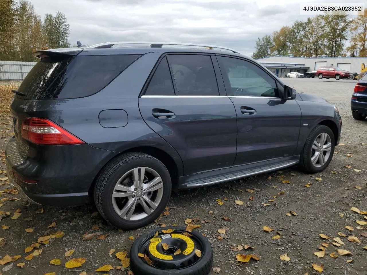 2012 Mercedes-Benz Ml 350 Bluetec VIN: 4JGDA2EB3CA023352 Lot: 72084104