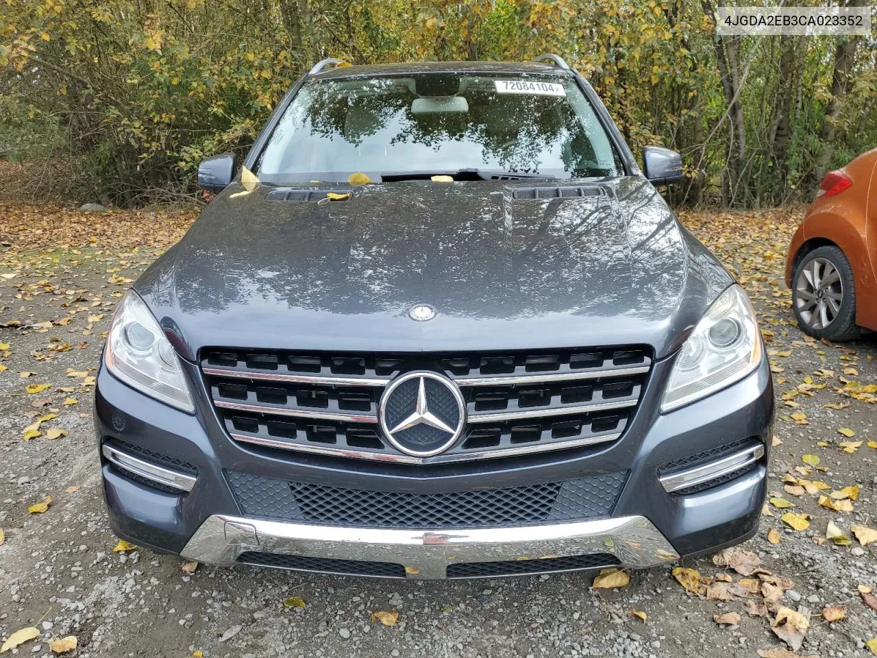 2012 Mercedes-Benz Ml 350 Bluetec VIN: 4JGDA2EB3CA023352 Lot: 72084104