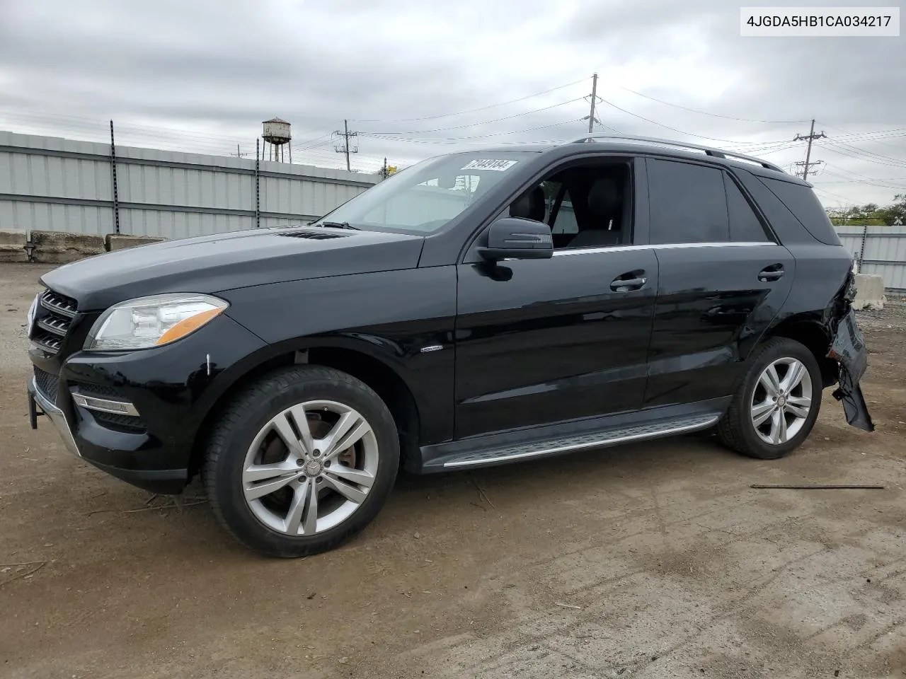 2012 Mercedes-Benz Ml 350 4Matic VIN: 4JGDA5HB1CA034217 Lot: 72449184