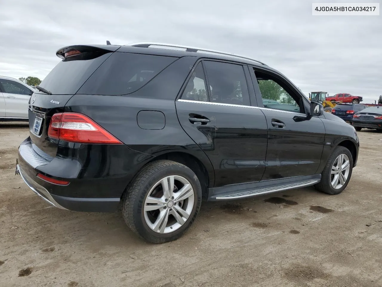 2012 Mercedes-Benz Ml 350 4Matic VIN: 4JGDA5HB1CA034217 Lot: 72449184